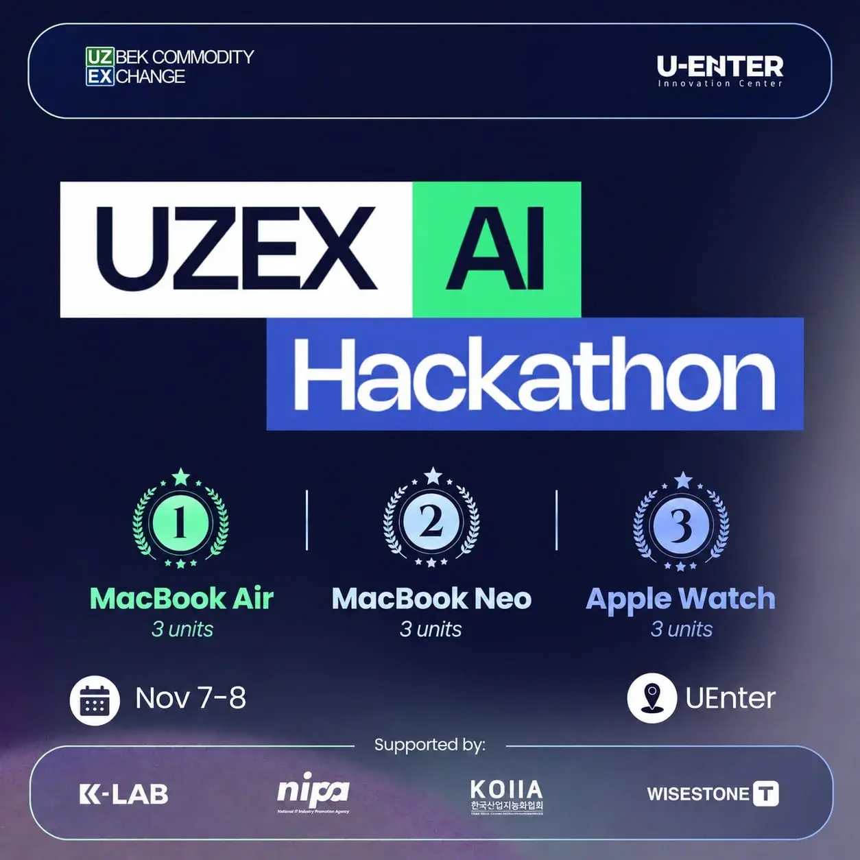 🇺🇿 UZEX AI Hackathon в UEnter в Ташкенте